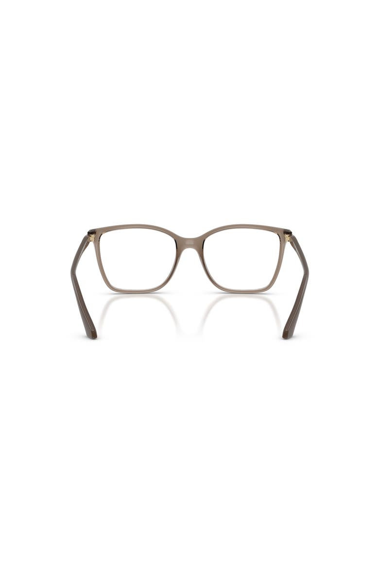 51mm Square optical glasses, Alternate, color, Brown