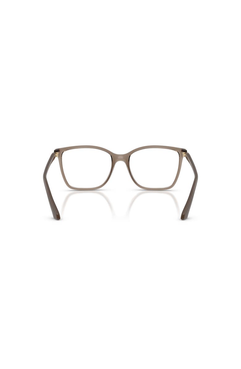 Vogue Eyewear 53mm Square optical glasses, Alternate, color, Brown