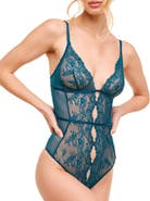 Adore Me Rosie Crotchless Bodysuit Lingerie