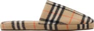 Burberry Check Wool Blend Slippers