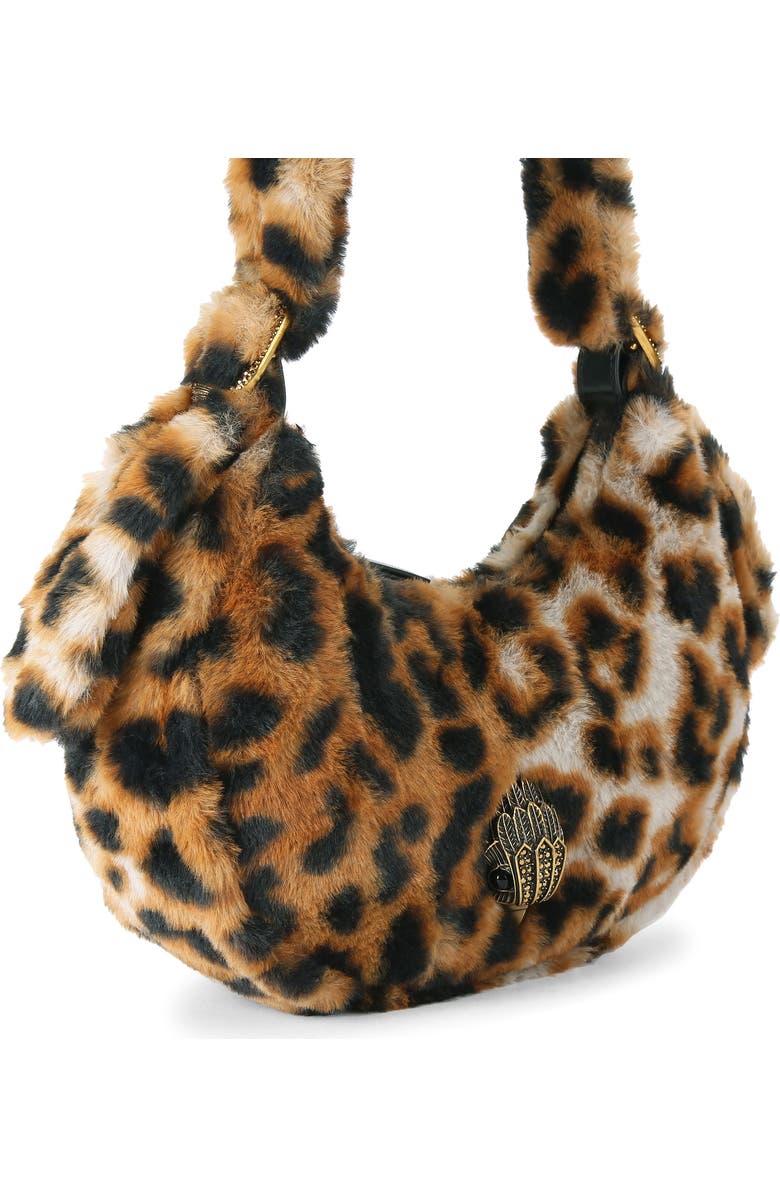 Kurt Geiger London Small Kensington Puff Faux Fur Hobo Bag, Alternate, color,
