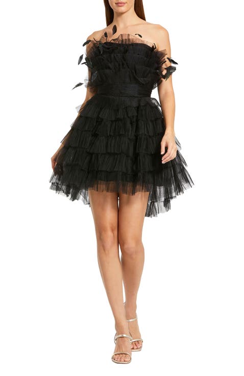 ★Mac Duggal★ Black ハイネック ノースリーブ ビーズ ドレス Mac Duggal Dresses Online | Explore Stunning Collection at