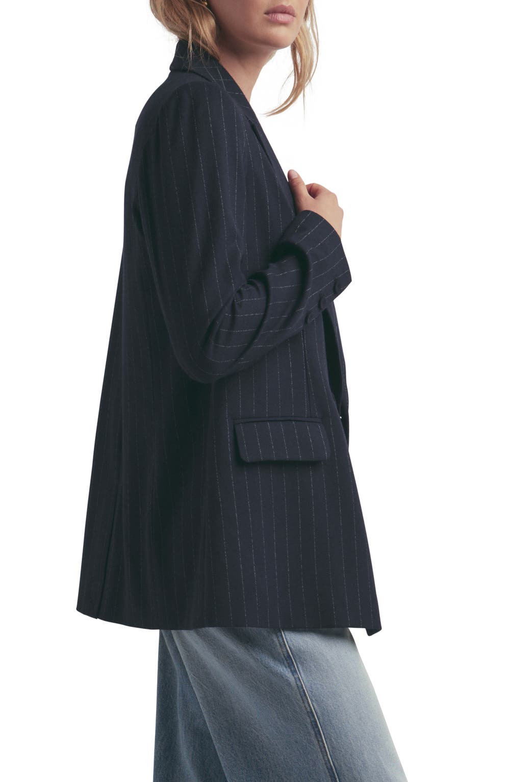 The Suits You Chalk Stripe Blazer, image 3 of 3