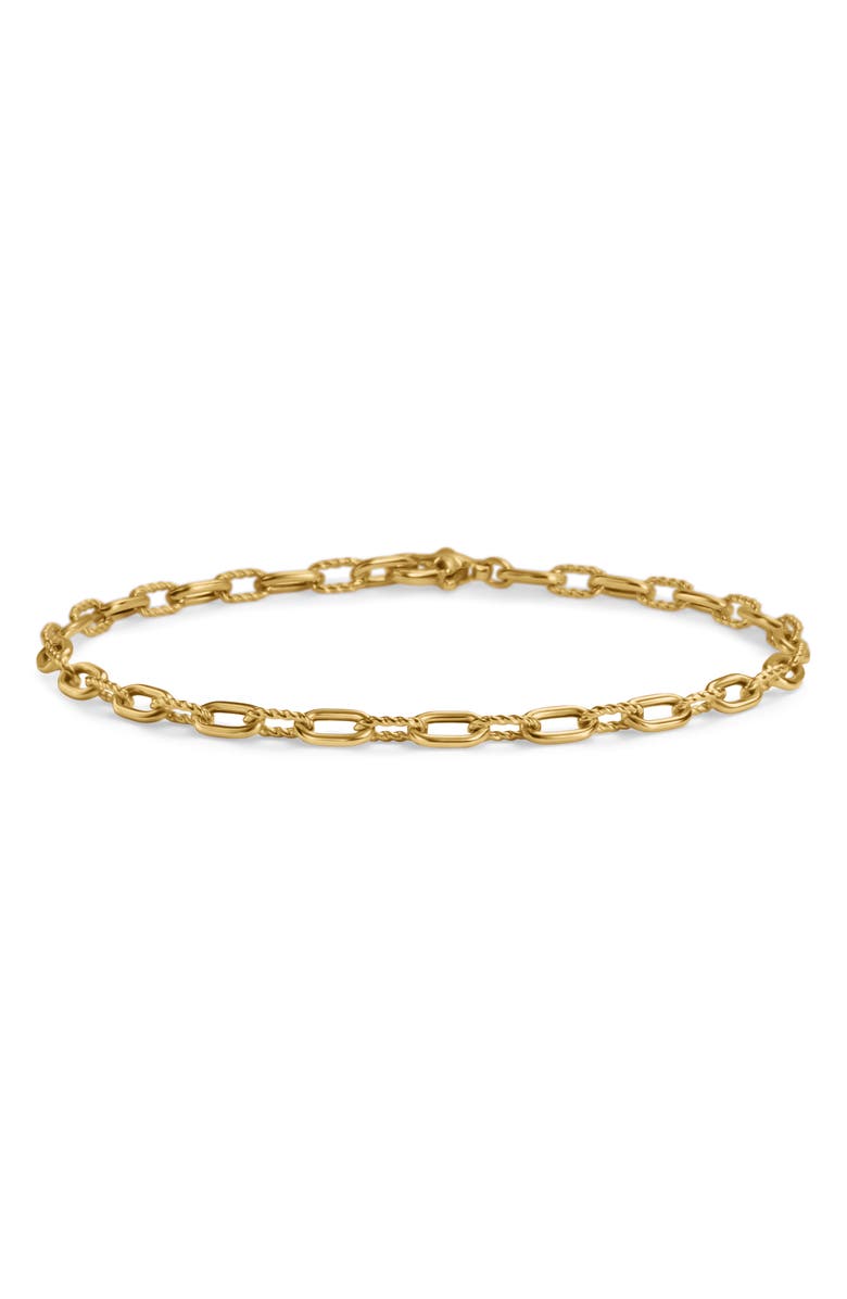 David Yurman Madison Thin Bracelet in 18K Gold, 3mm, Main, color, Gold