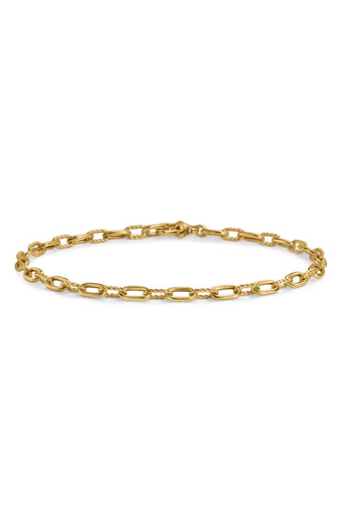 Madison Thin Bracelet in 18K Gold, 3mm