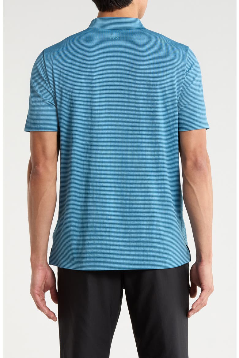 Approach Performance Polo, Alternate, color, ASH BLUE SEERSUCKER
