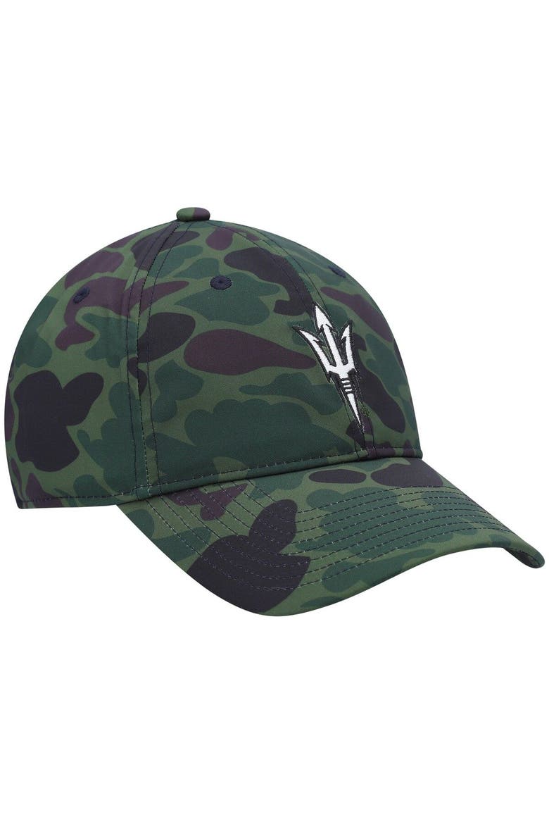Men's adidas Camo Arizona State Sun Devils Military Appreciation Slouch Primegreen Adjustable Hat, Alternate, color, Camo