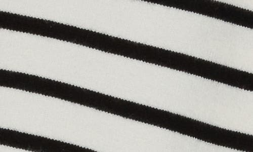 Ellen Tracy Colorblock Stripe Sweater In Black