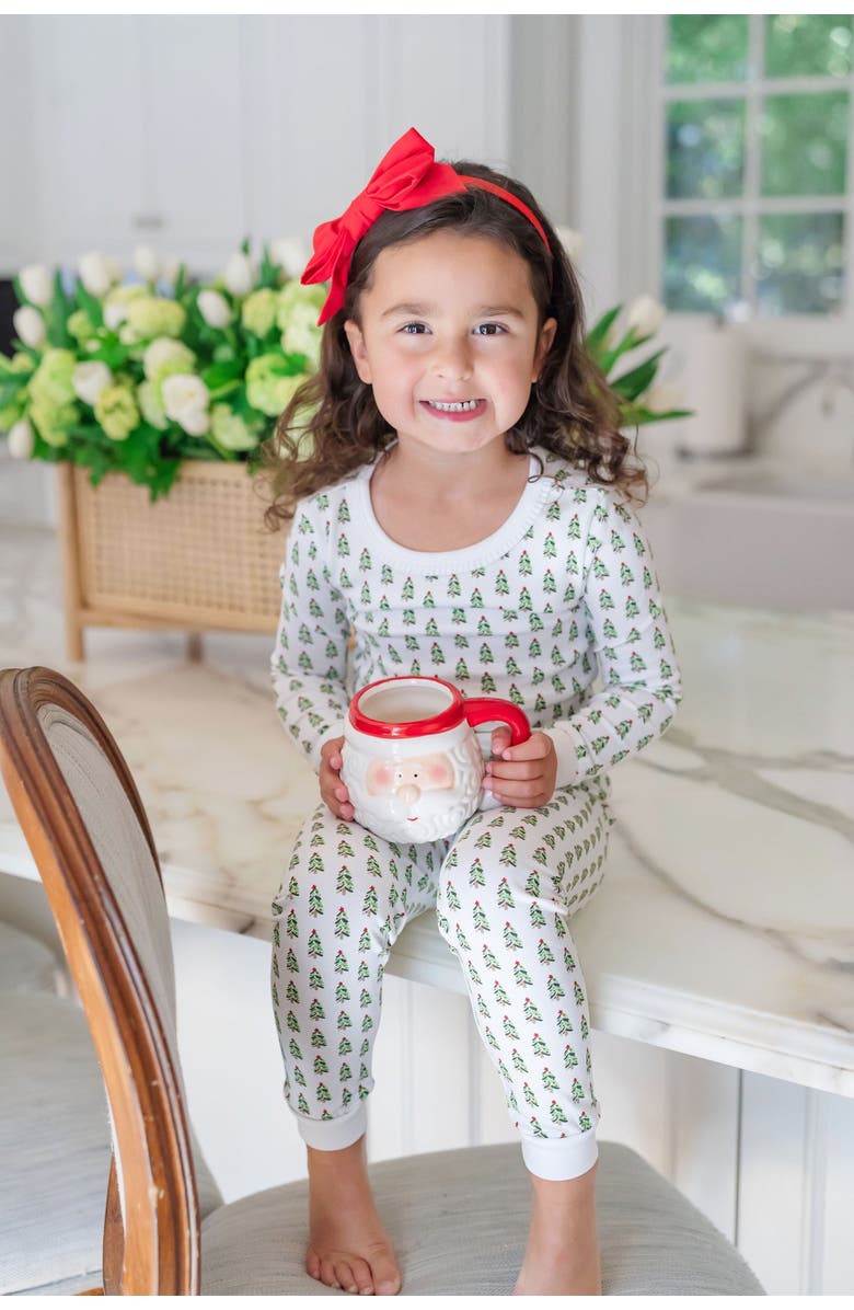 Lila and Hayes Ava Girls' Pajama Pant Set, Alternate, color, 