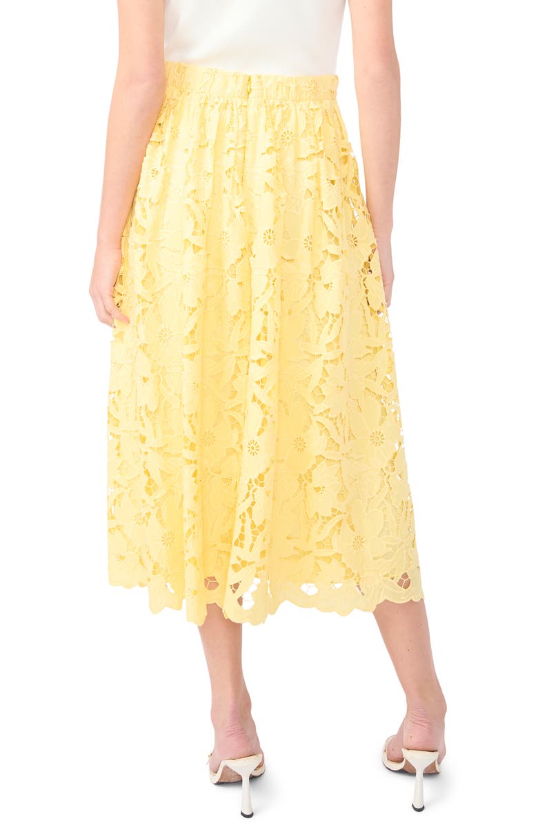 Ted Baker Diana Floral Lace Cotton Skirt, Alternate, color, 