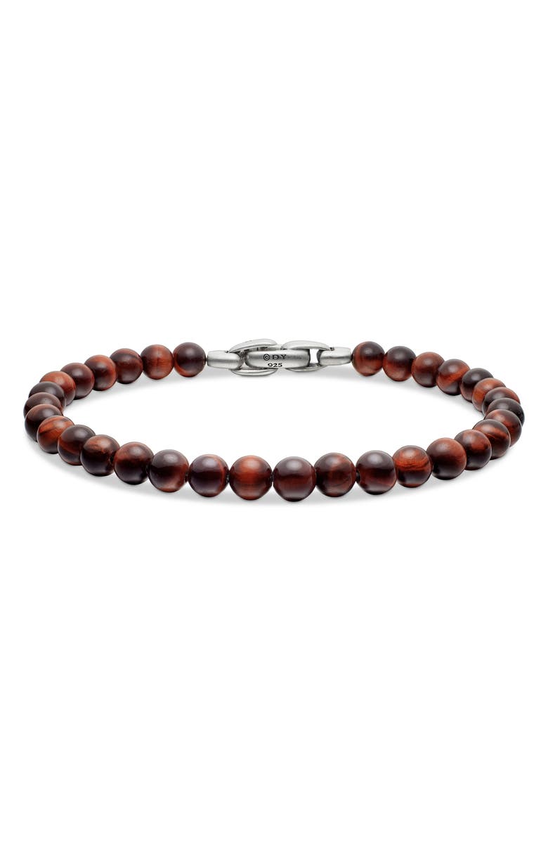 David Yurman Spiritual Beads Tigers Eye Bracelet, Main, color,