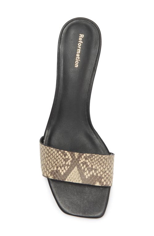 Reformation Mandy Minimal Block Heel Sandal