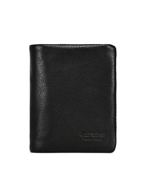 Clover Genuine Leather Slim Secure Trifold RFID Wallet