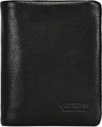 OLD TREND Clover Genuine Leather Slim Secure Trifold RFID Wallet