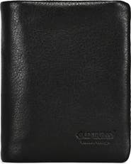 OLD TREND Clover Genuine Leather Slim Secure Trifold RFID Wallet