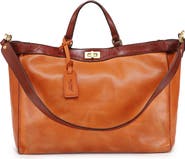 OLD TREND Ixia Genuine Leather Jet Set Travel Tote