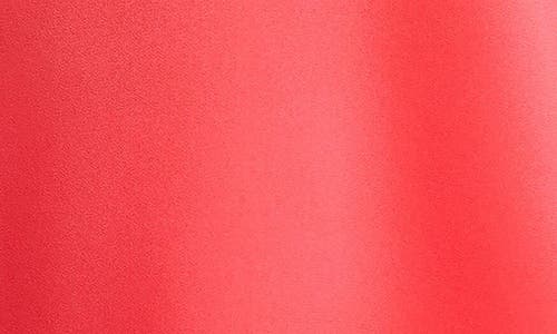 Jones New York Pleated Shoulder Tie Neck Top In Red
