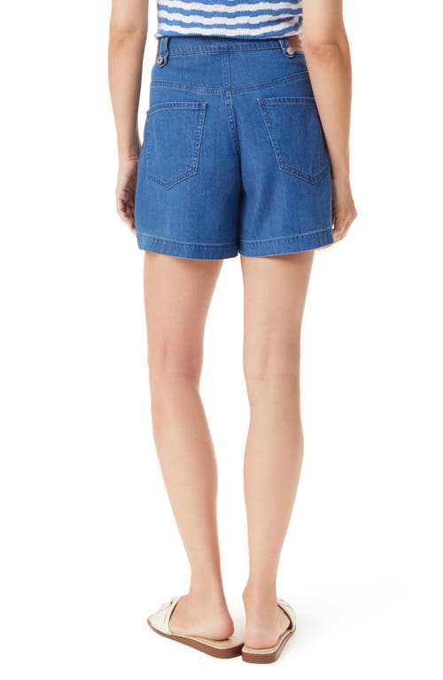 Sam Edelman Noa Denim Shorts In Mystic