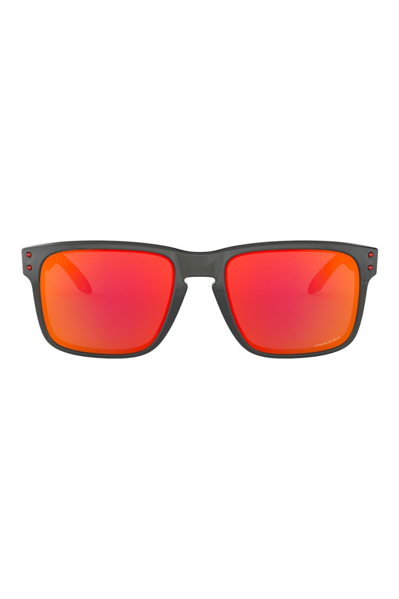 Holbrook 56mm Prizm™ Rectangular Sunglasses, Main, color, GREY SMOKE