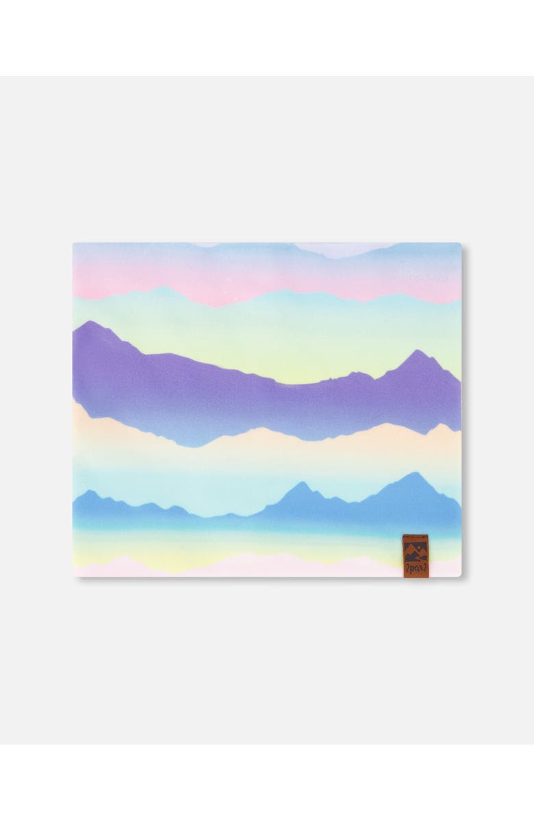 Deux par Deux Girl's Printed Neck Tube Mauve And Blue, Pink Mountain, Main, color, Mauve And Blue, Pink Mountain