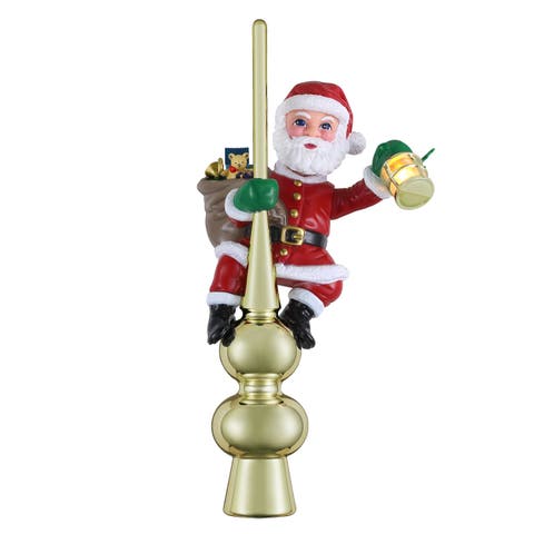 Santa with Lantern Topper