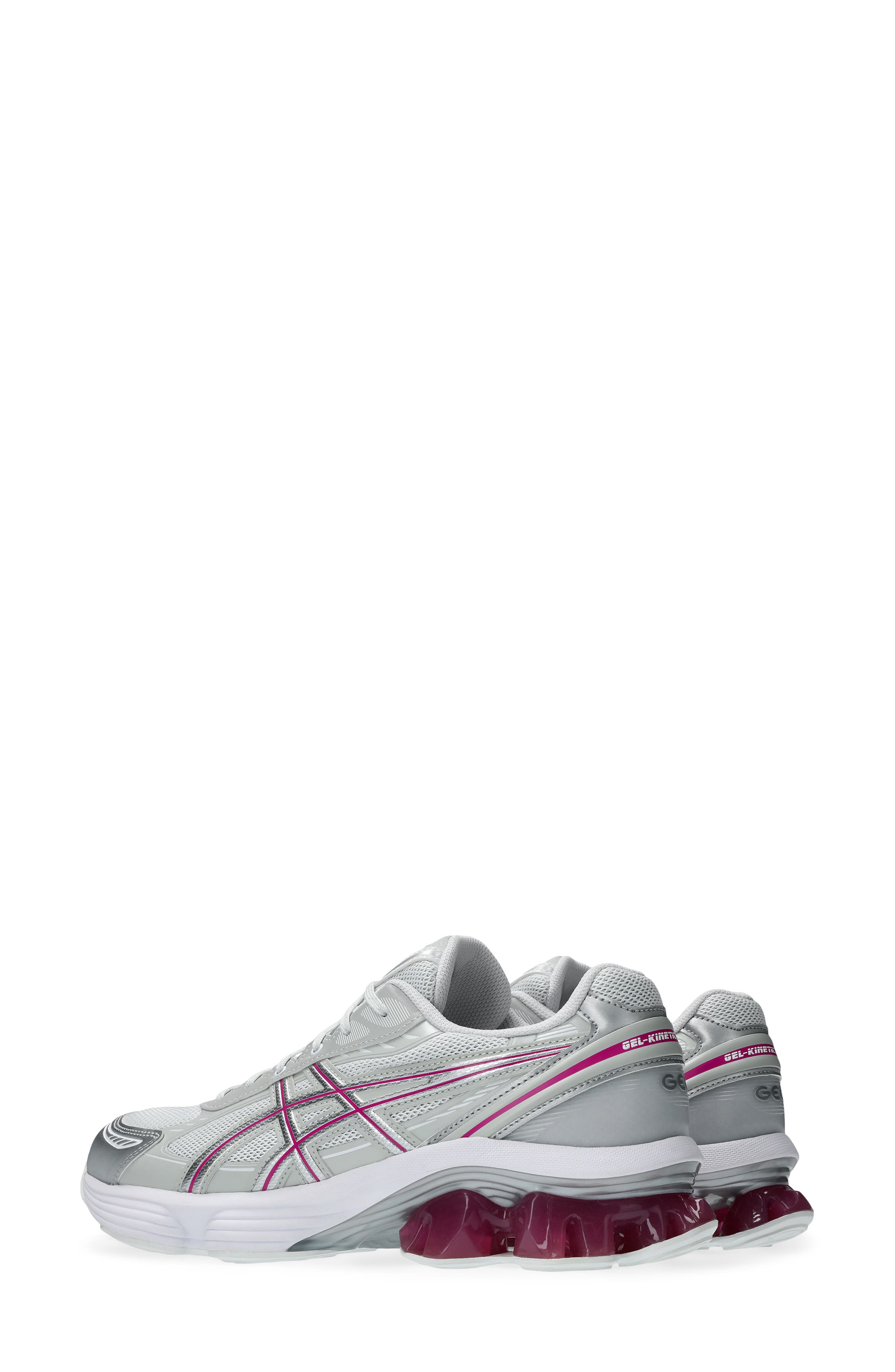 ASICS<sup>®</sup> Gender Inclusive GEL-KINETIC FLUENT<sup>™</sup> Sneaker, Alternate, color, White/ Pure Silver