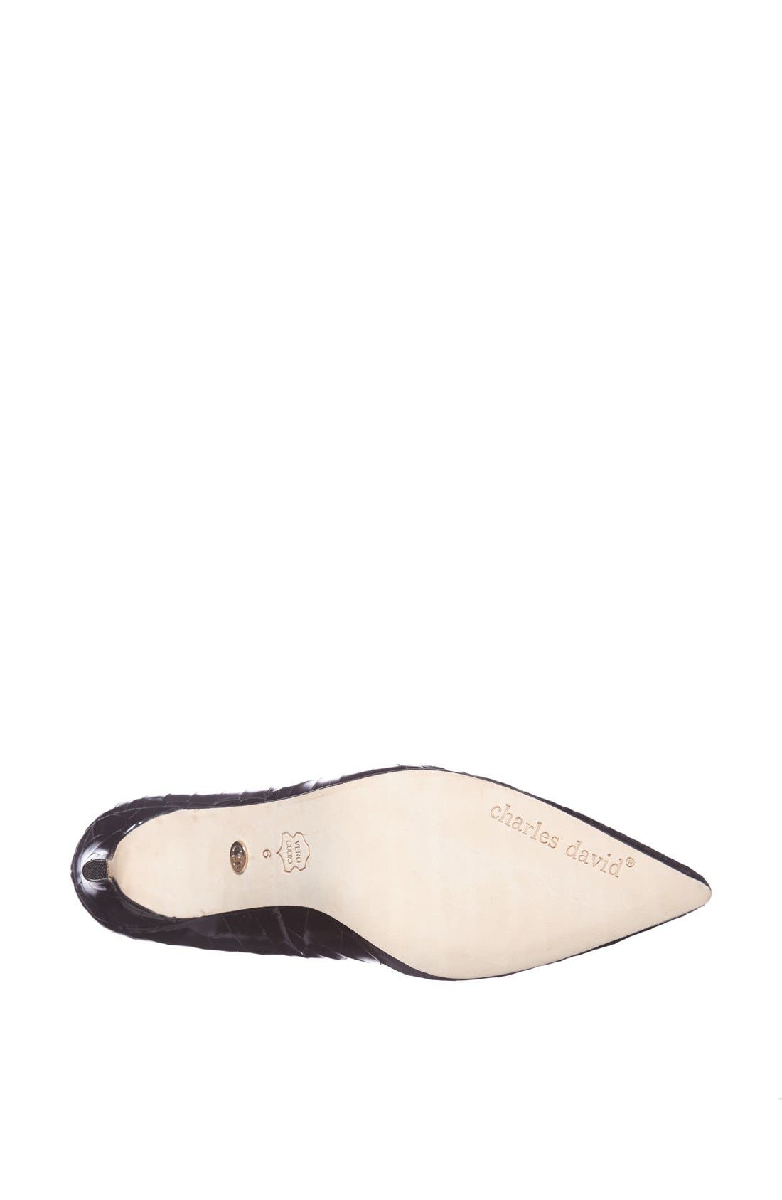 Charles David 'Luisa' Leather Pump, Alternate, color, 