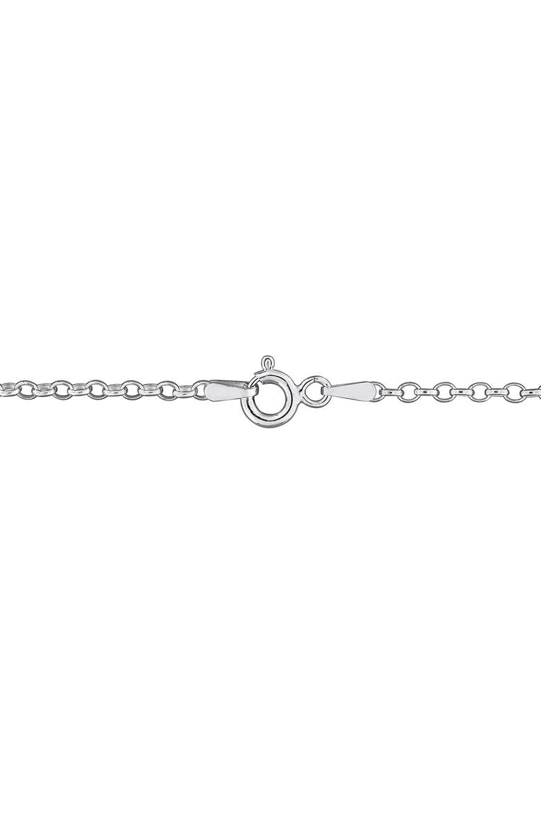 DELMAR Rolo Chain Necklace, 2.10mm, Alternate, color, Silver