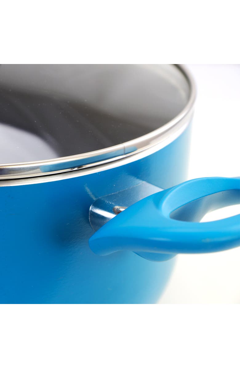 Gibson Home Benton 4 Qt Dutch Oven W/Lid, Alternate, color, Blue