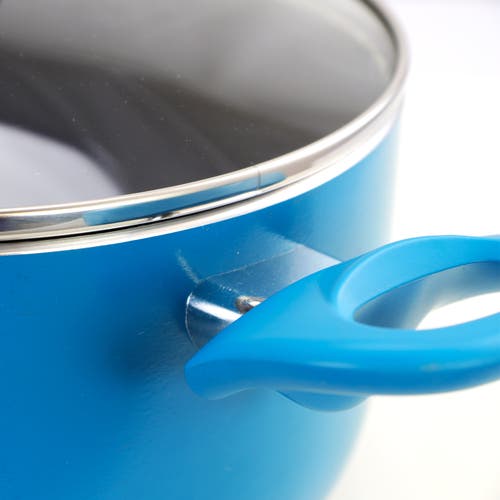 Gibson Home Benton 4 Qt Dutch Oven W/lid In Blue