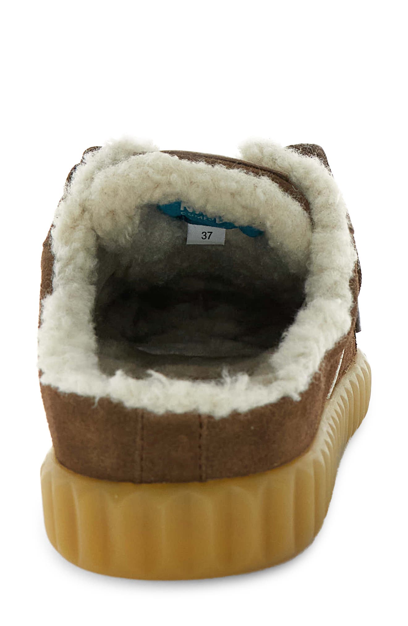 Ines Faux Shearling Lined Mule, Alternate, color, BROWN