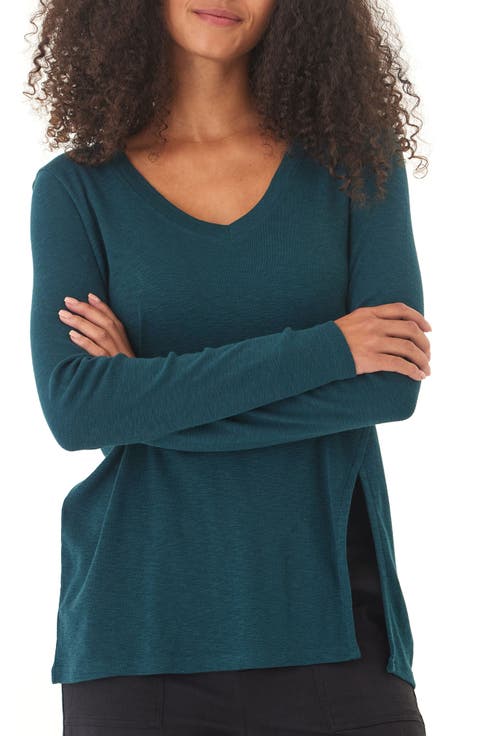 Agatha Texture Slub Long Sleeve T-Shirt