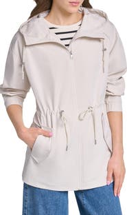 Levi's Water Resistant Hooded Rain Jacket