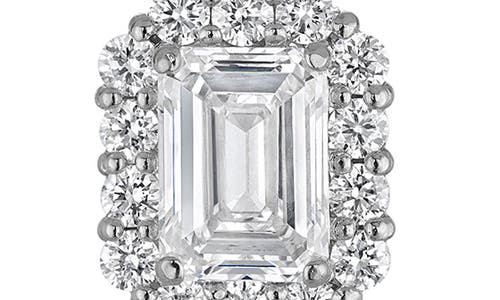 Fzn 14k Gold Lab Grown Diamond Pendant Necklace In Silver