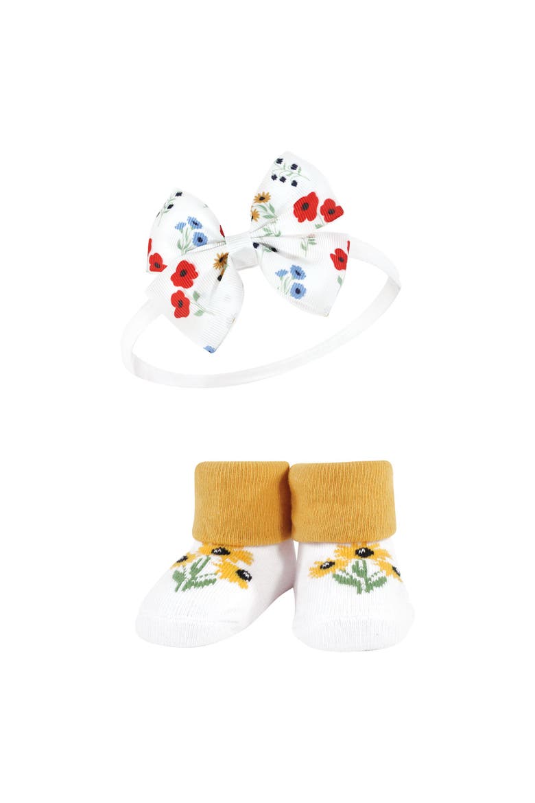 Delightful Duo Gift Headband and Socks, Alternate, color, Wildflower