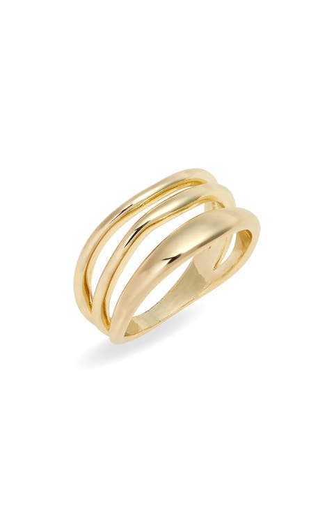 Illusion Triple Band Ring