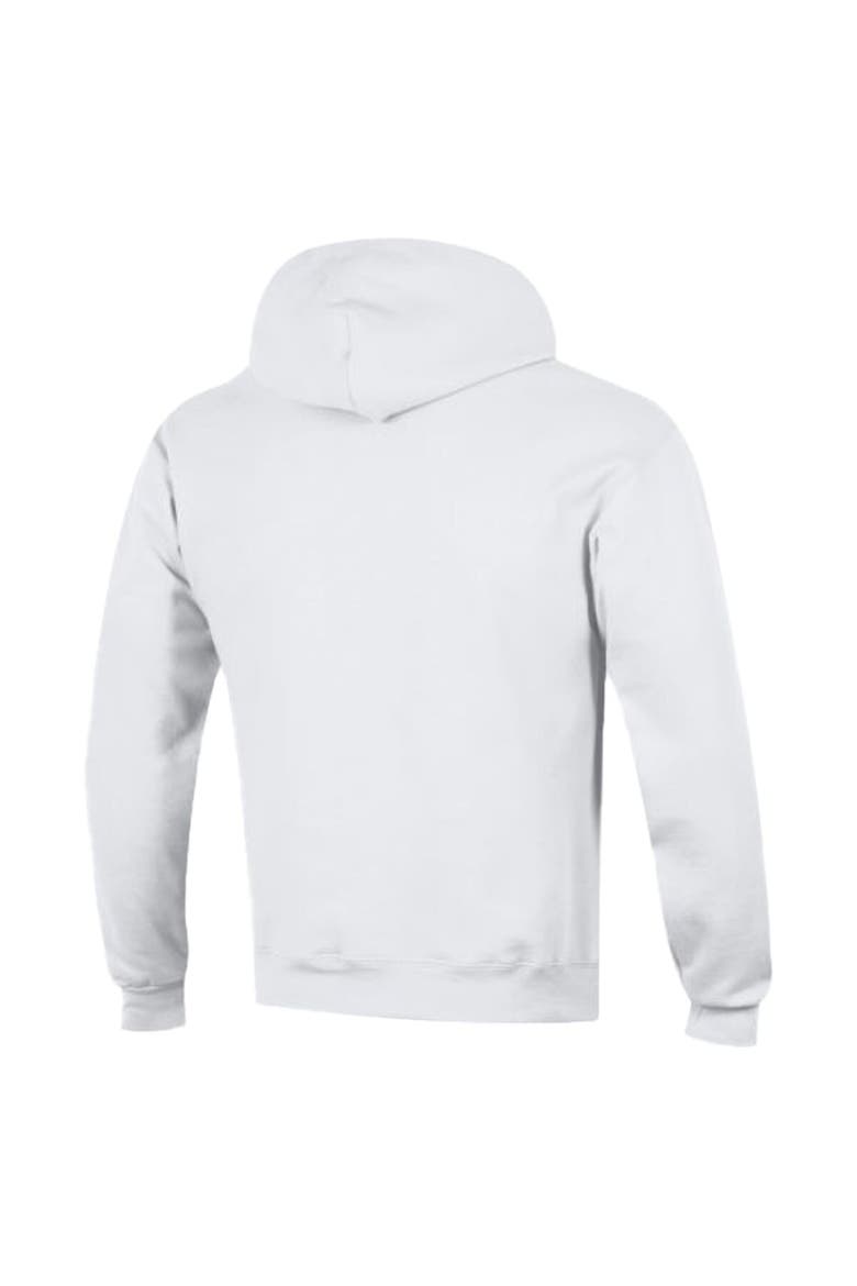 Men's Champion White Tennessee Titans Powerblend Arch over Logo Hoodie, Alternate, color, White