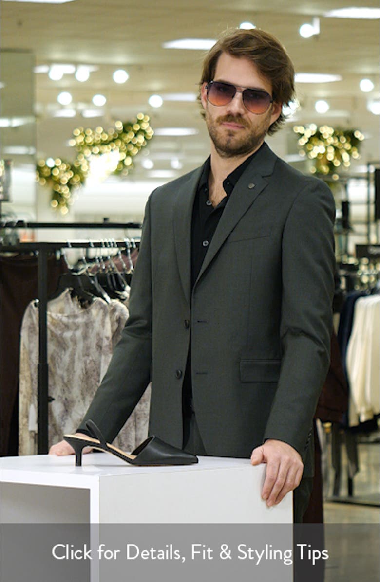 Sarah Slingback Pointed Toe Kitten Heel Pump, sales video thumbnail