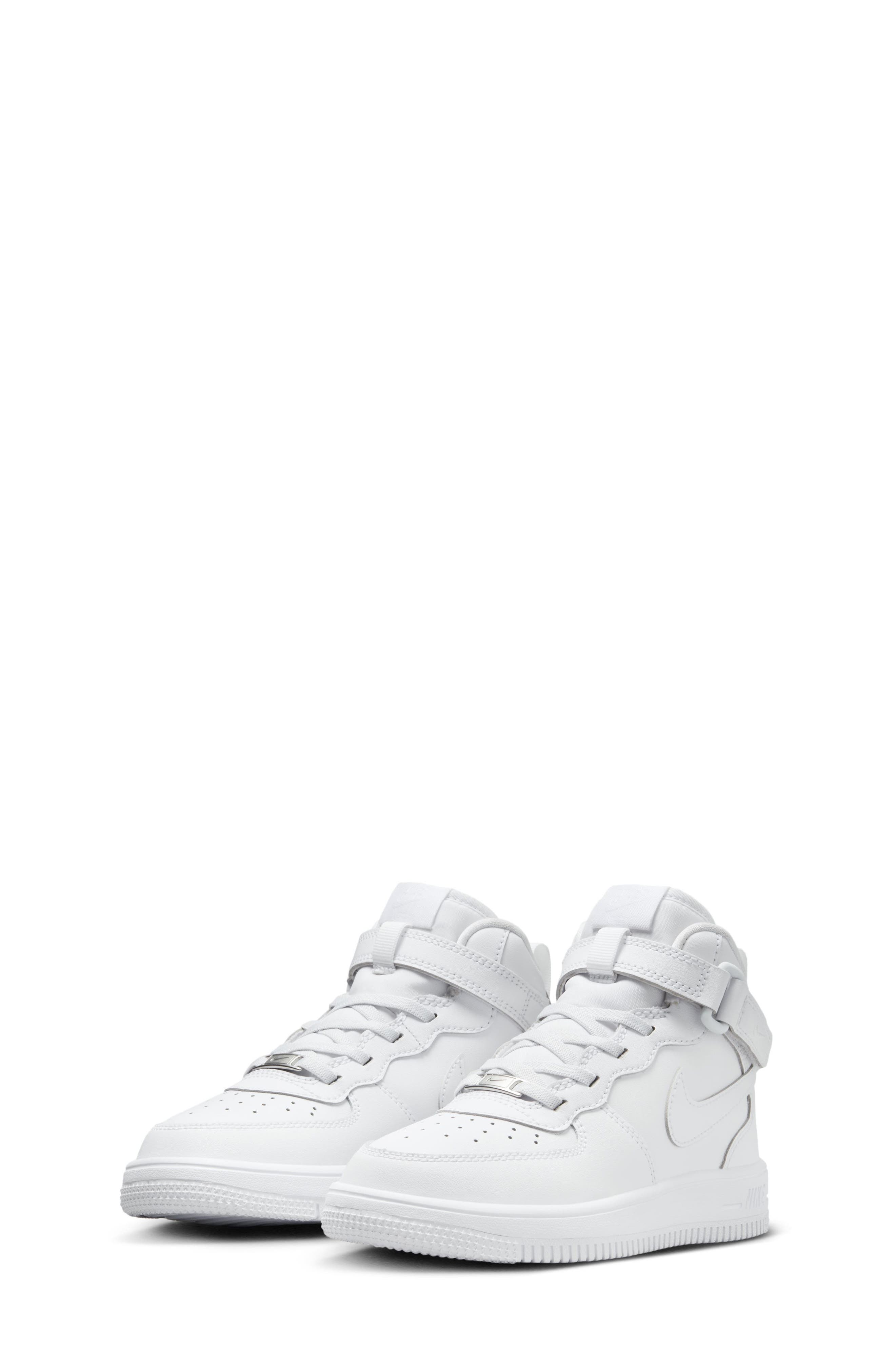 Force 1 Mid EasyOn Sneaker, Main, color, WHITE/ WHITE/ WHITE