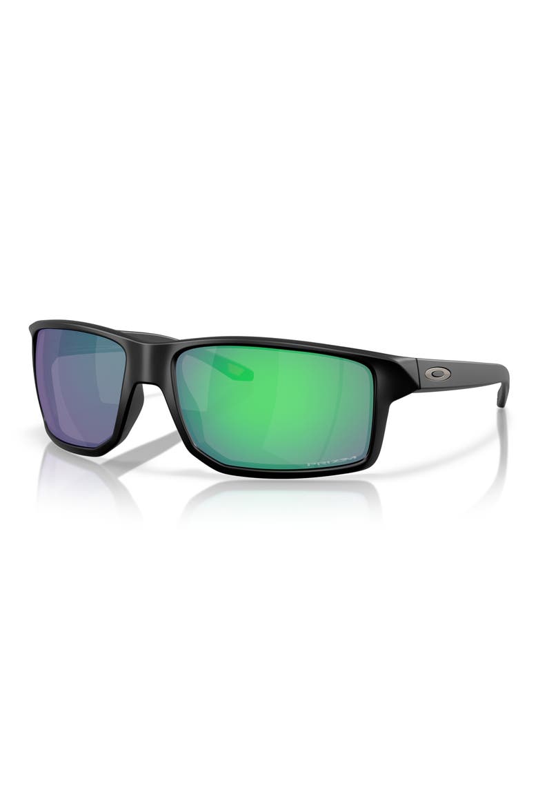 Gibston XL 62mm Rectangular Sunglasses, Alternate, color, BLACK GREEN