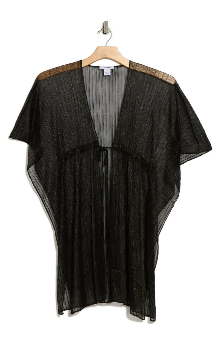 Steve Madden Coastal Glam Topper, Alternate, color, Black