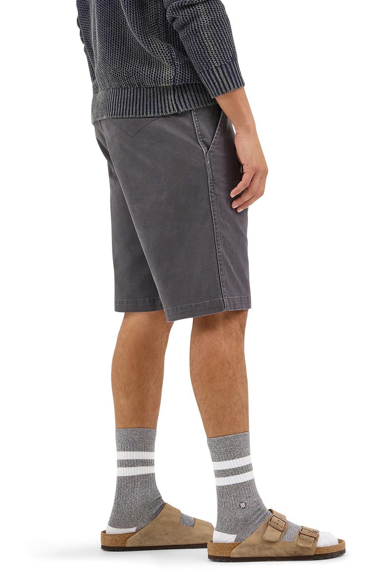 Casey Jones Stretch Cotton Shorts, Alternate, color, FADED BLACK