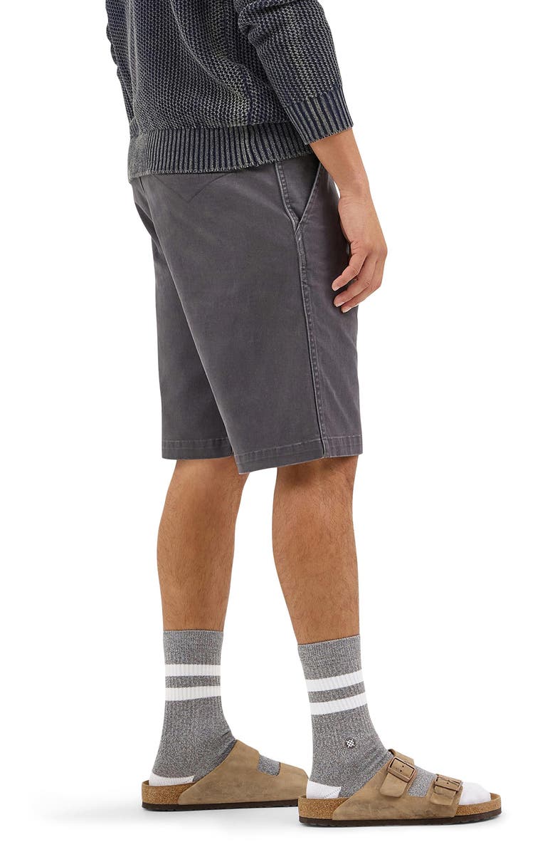 Wrangler Casey Jones Stretch Cotton Shorts, Alternate, color, Faded Black