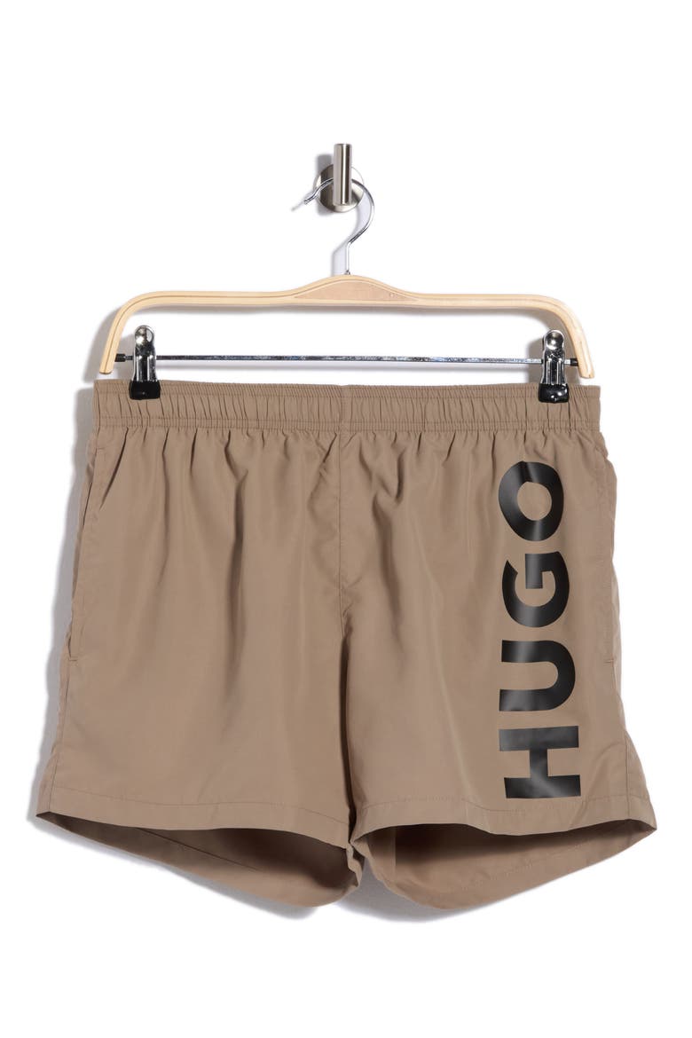 Abas Swim Trunks, Main, color, MED BROWN