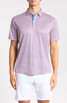 Tanner Geo Print Performance Golf Polo
