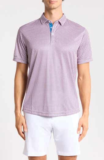 Tanner Geo Print Performance Golf Polo