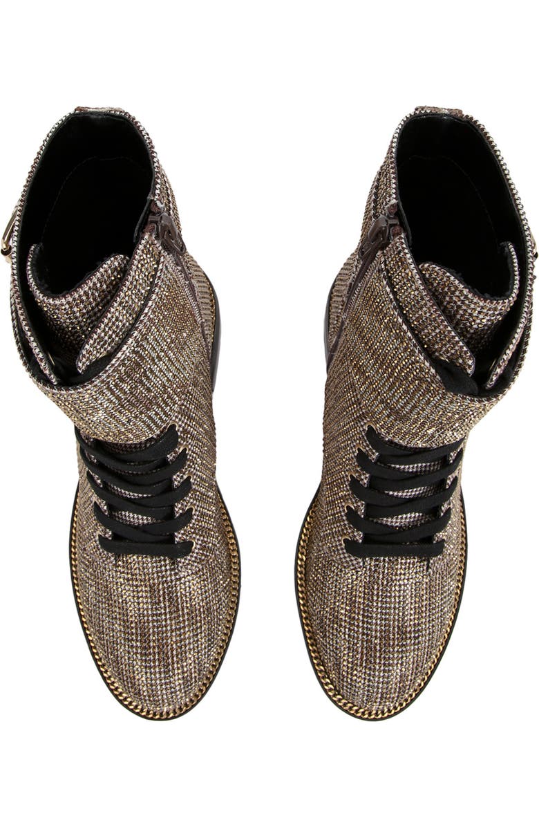 Kurt Geiger London Sutton Crystal Houndstooth Boot, Alternate, color,