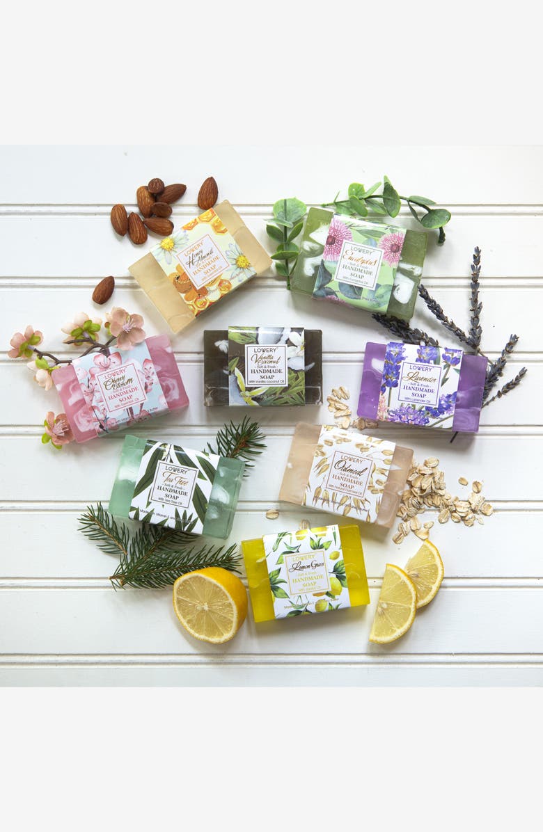 Lovery Handmade 8-Piece Luxury Soap Set, Alternate, color, Multicolor