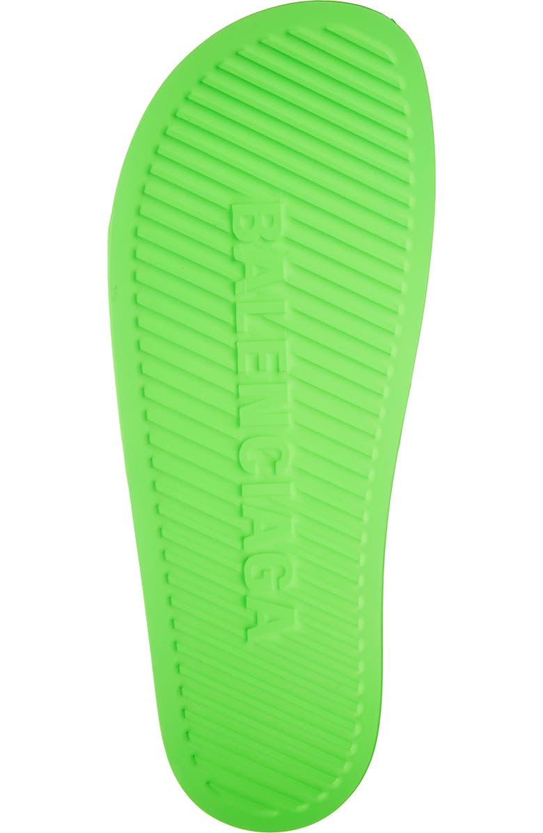 Balenciaga Logo Slide Sandal, Alternate, color,