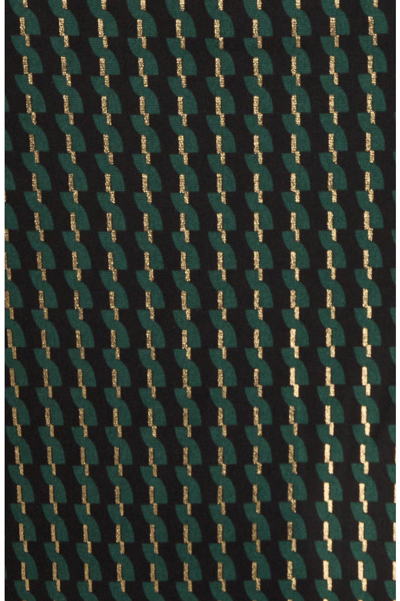 Pleat Neck Sleeveless Top, Alternate, color, EVERGREEN MULTI